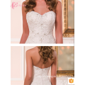 Alibaba turquesa vestidos de novia para la Mujer Fat Lace Crystal Beaded Dress